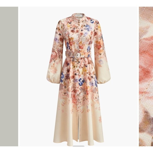 Commense Dresses & Skirts - Commense Garden Floral Party  XL Dress Victorian Tapestry Formal Cottage Fairy